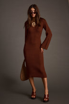 Nolita Cinnamon Midi Sweater Dress