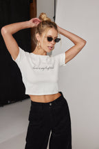 Paris Is My Boyfriend Baby Tee