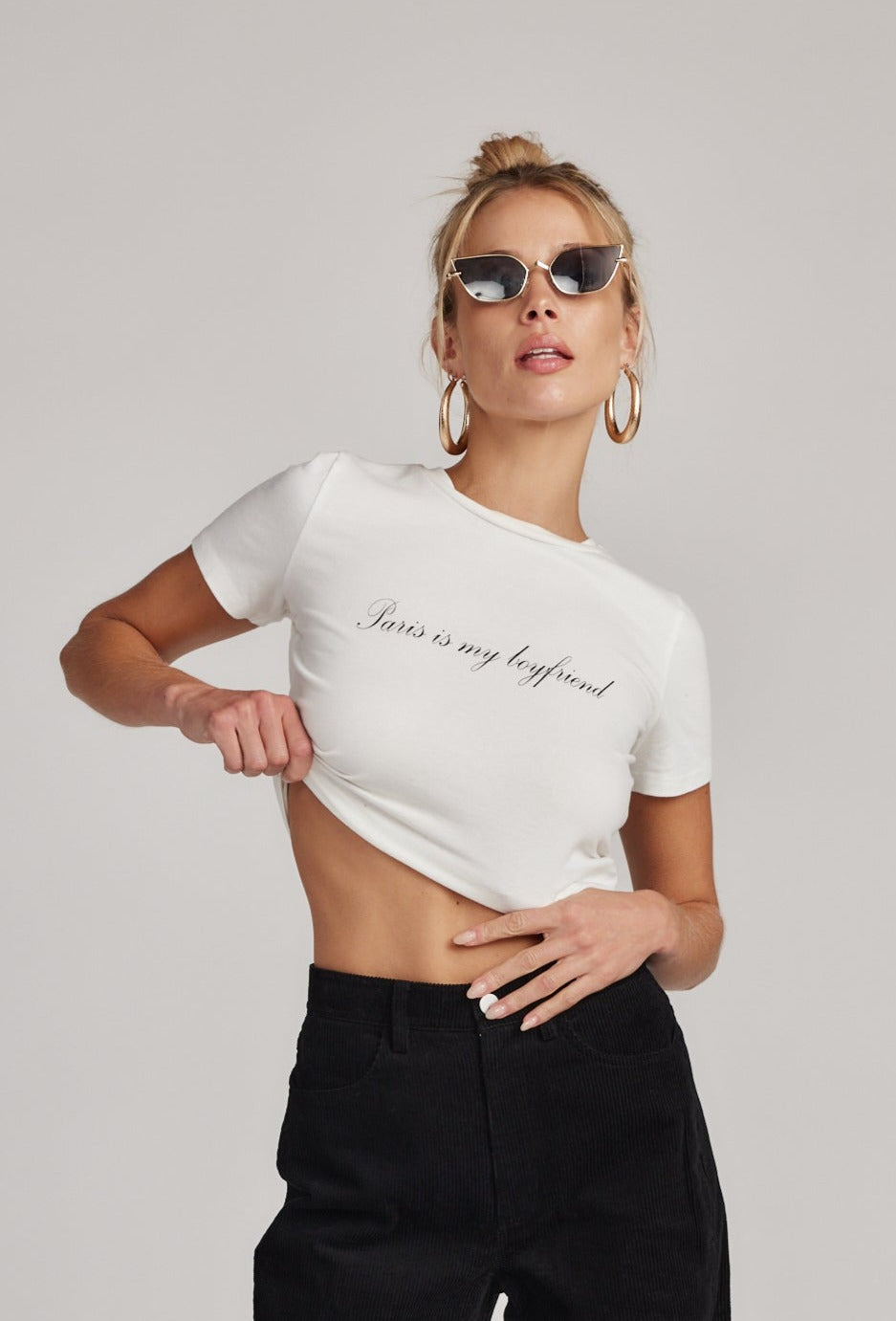 Paris Is My Boyfriend Baby Tee