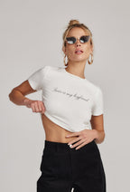 Paris Is My Boyfriend Baby Tee