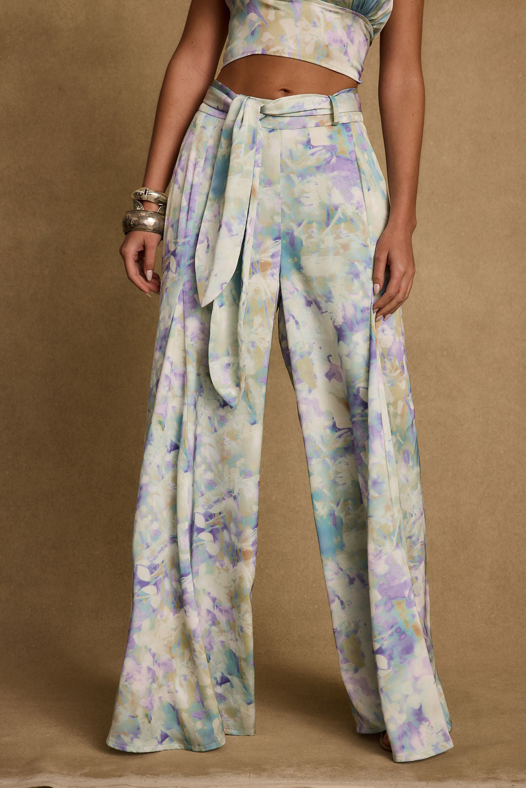 Picasso Blue Abstract Pants