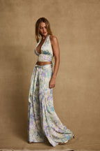 Picasso Blue Abstract Pants