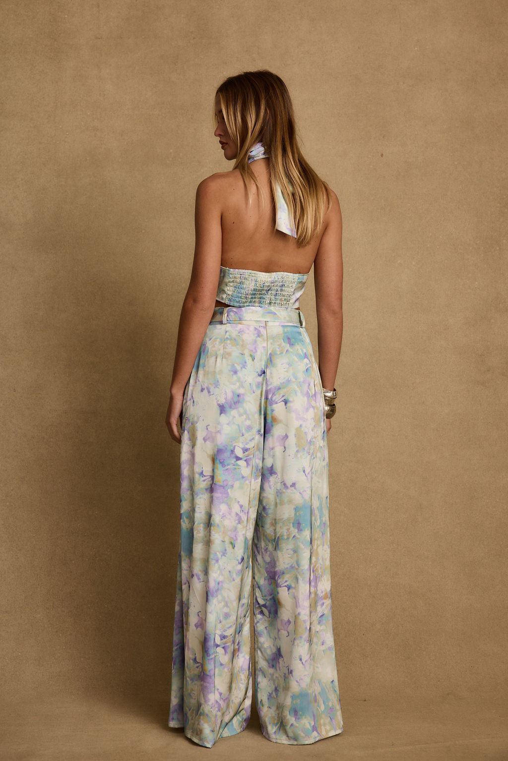 Picasso Blue Abstract Pants