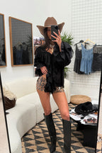 Panther Leopard Sequin Hot Shorts