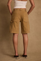 Parker Khaki Low Rise Cargo Short