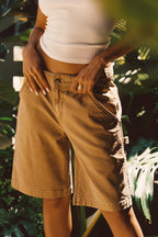 Parker Khaki Low Rise Cargo Short