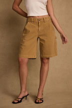 Parker Khaki Low Rise Cargo Short
