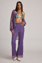 Victoria Purple Pull On Pants
