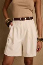 Rivera Ivory Trouser Short