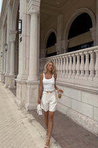 Rivera Ivory Trouser Short