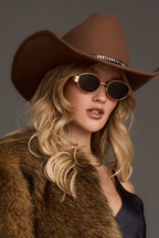 Riviera Round Frameless Sunglasses