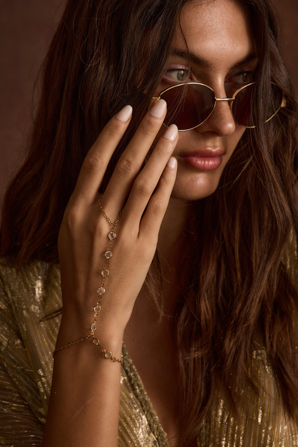 Rumi Gold Hand Chain