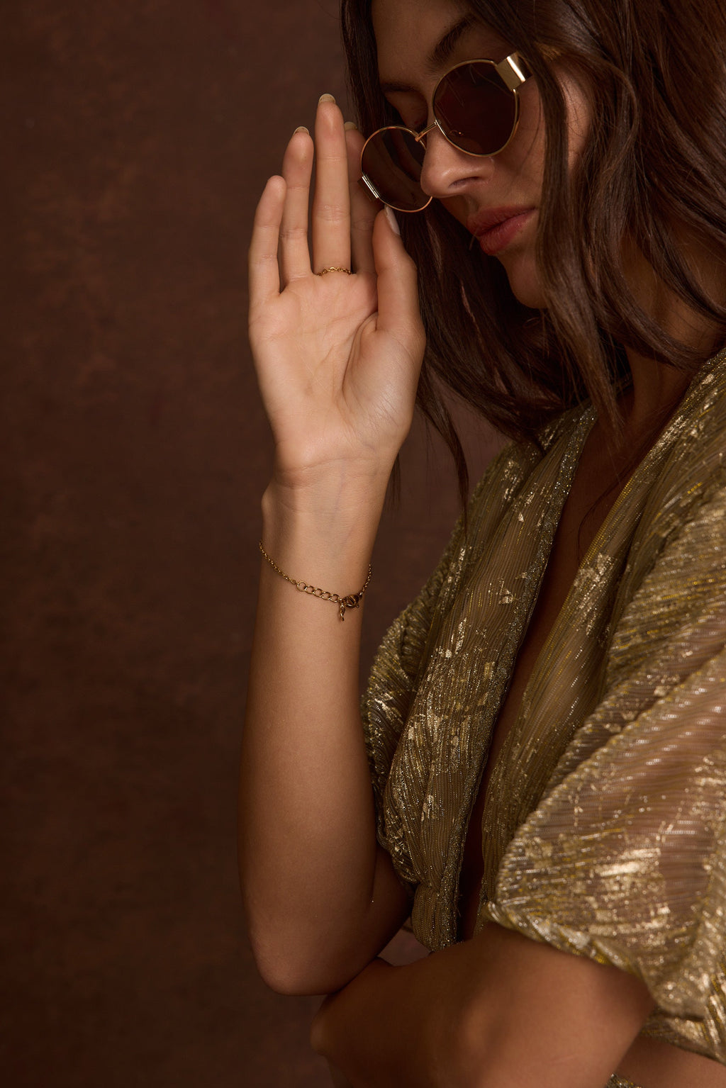 Rumi Gold Hand Chain