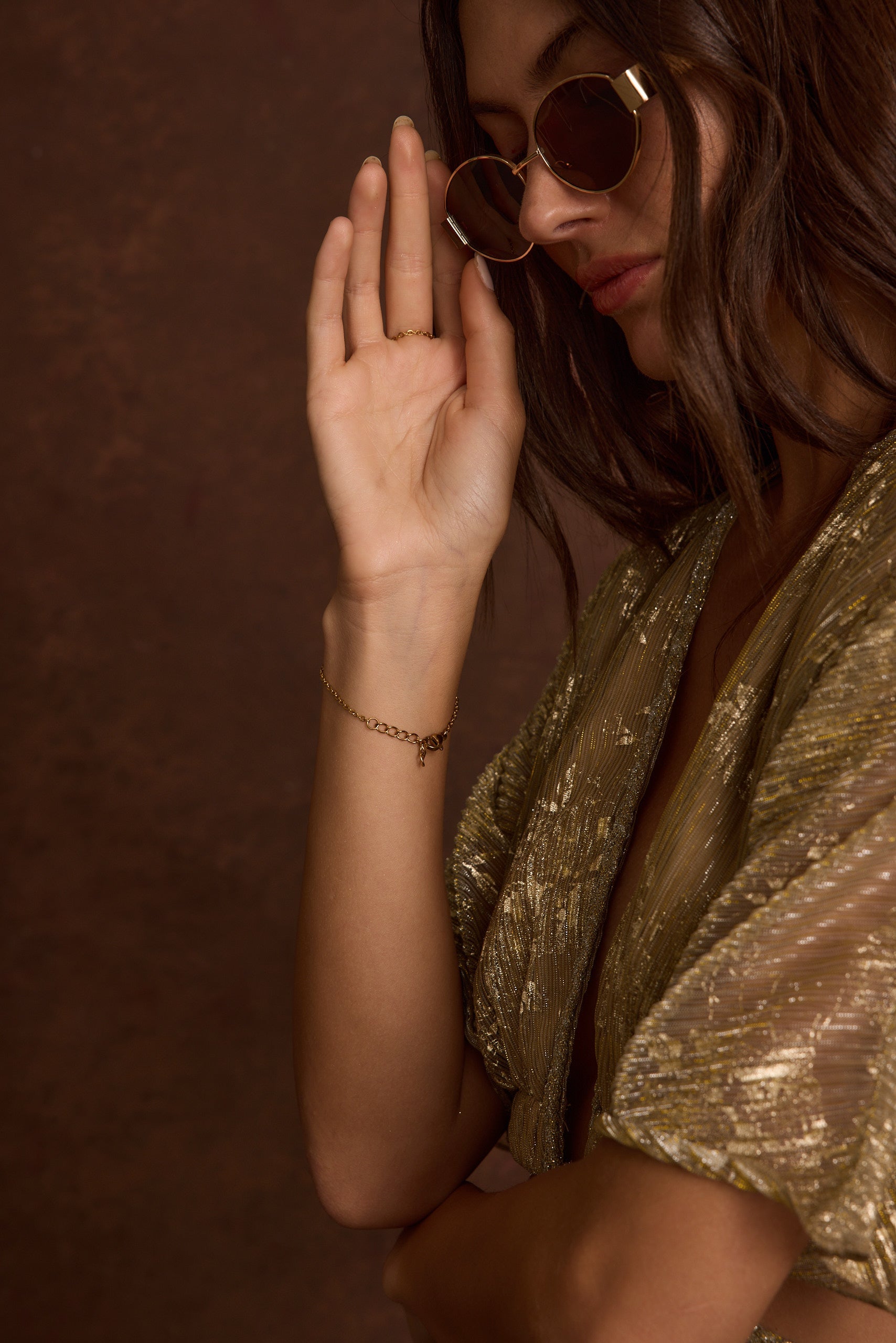 Rumi Gold Hand Chain