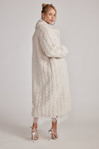 Sasha Cream Floor Length Coat