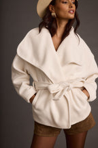 Snowcrest White Belted Coat