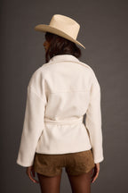 Snowcrest White Belted Coat