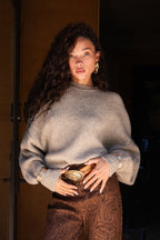 Shae Taupe Pullover Sweater