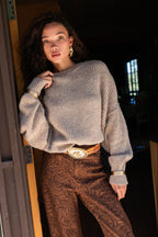 Shae Taupe Pullover Sweater