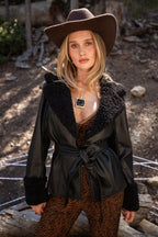 Banks Black Belted Coat