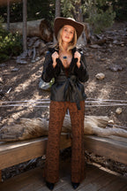 Banks Black Belted Coat