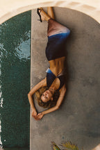 Sina Midnight Ombre Mesh Maxi Skirt