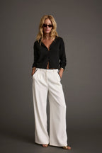 Skylar White Trousers