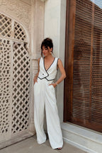 Skylar White Trousers