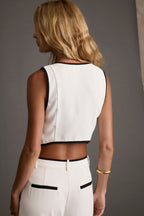 Skylar White Vest