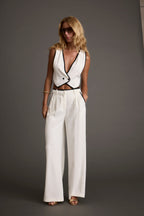 Skylar White Trousers