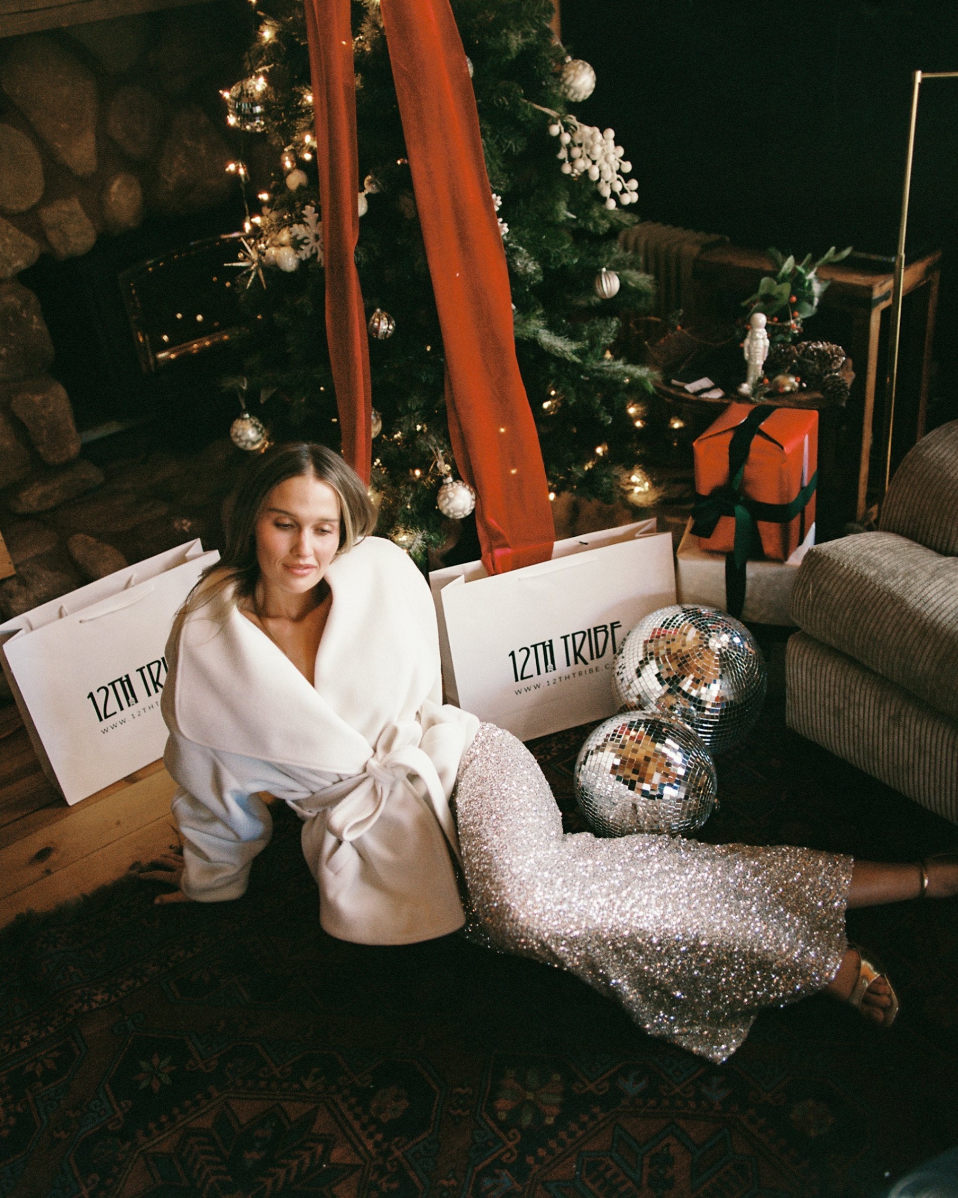 Champagne Nights Maxi Skirt