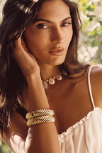 Soft Whispers Shell Choker Necklace