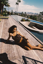 Solea Mocha Sequin Tank