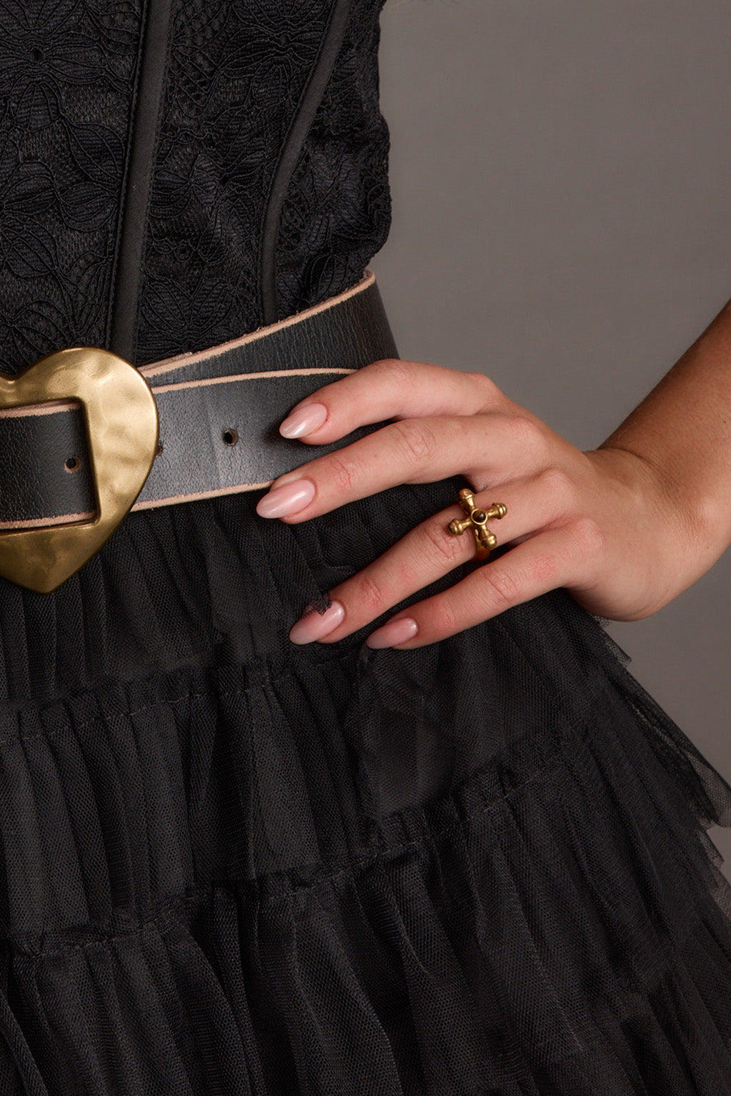 Standout Tigers Eye Cross Ring