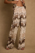 Taza Abstract Satin Pant