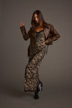 Temptation Black Lace Maxi Dress