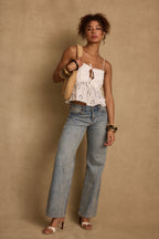 Tita White Eyelet Top