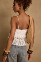 Tita White Eyelet Top