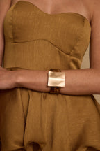 Terra Gold and Tortoise Bangle