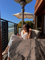 Diane White Linen Trouser