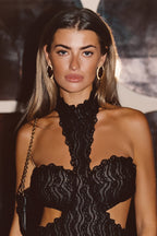 Tiana Stone and Gold Earrings