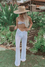 Bull By The Horns White Mesh Pants