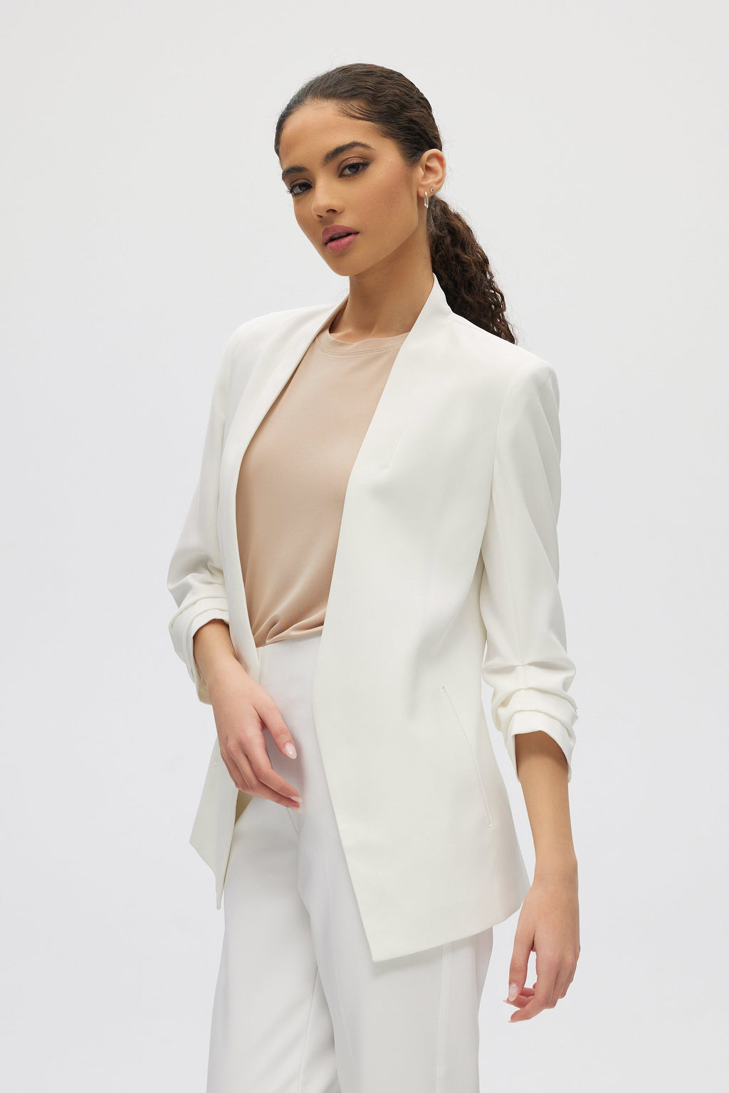 Off White Bunchy Sleeve blazer