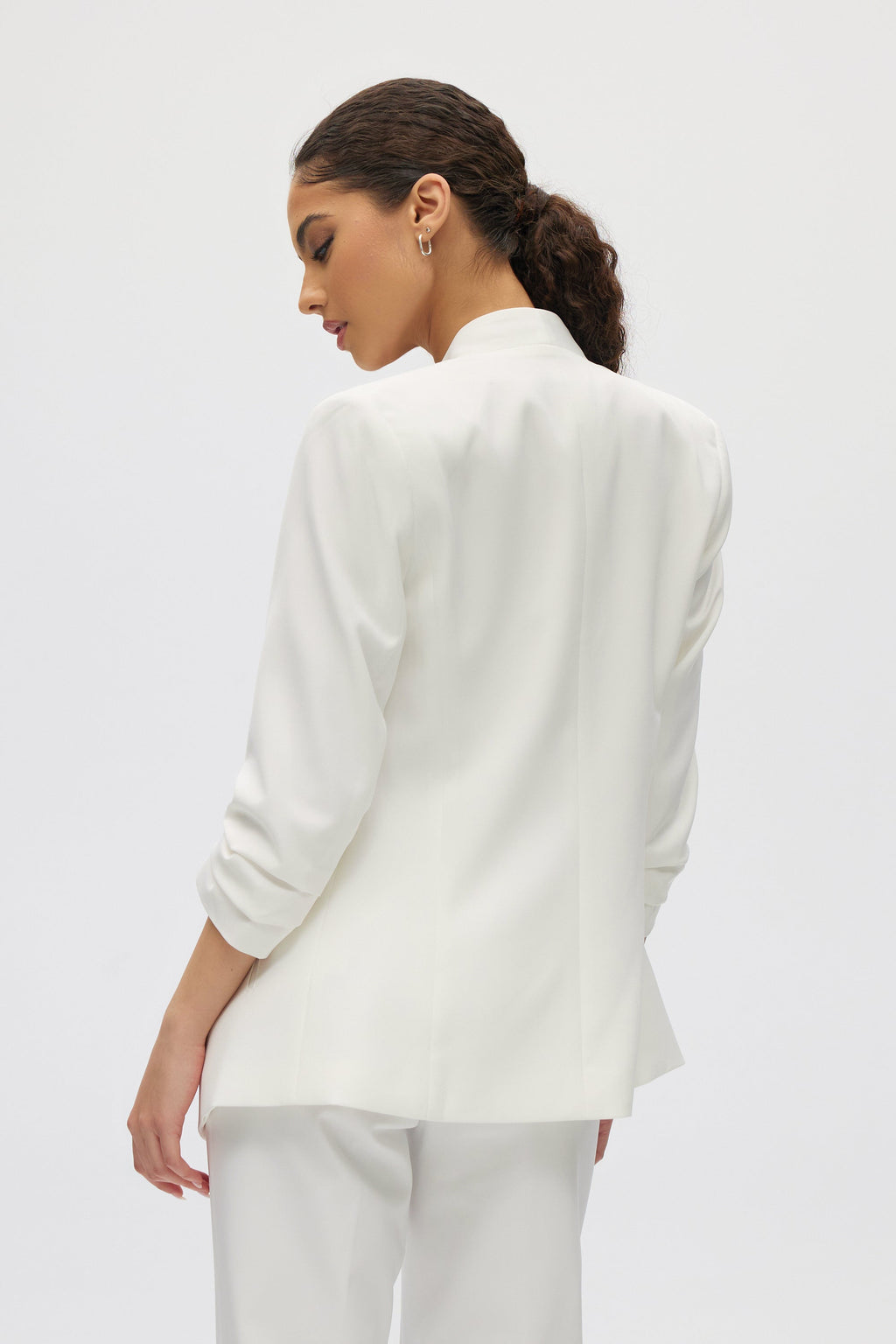 Off White Bunchy Sleeve blazer