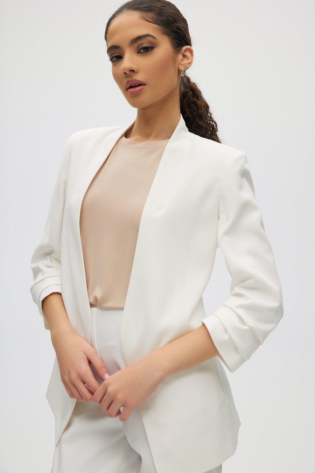 Off White Bunchy Sleeve blazer