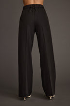 Weiss Black Wide Leg Trousers