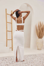 West Coast White Crop Top