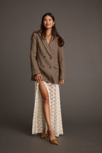 Odessa White Lace Maxi Skirt