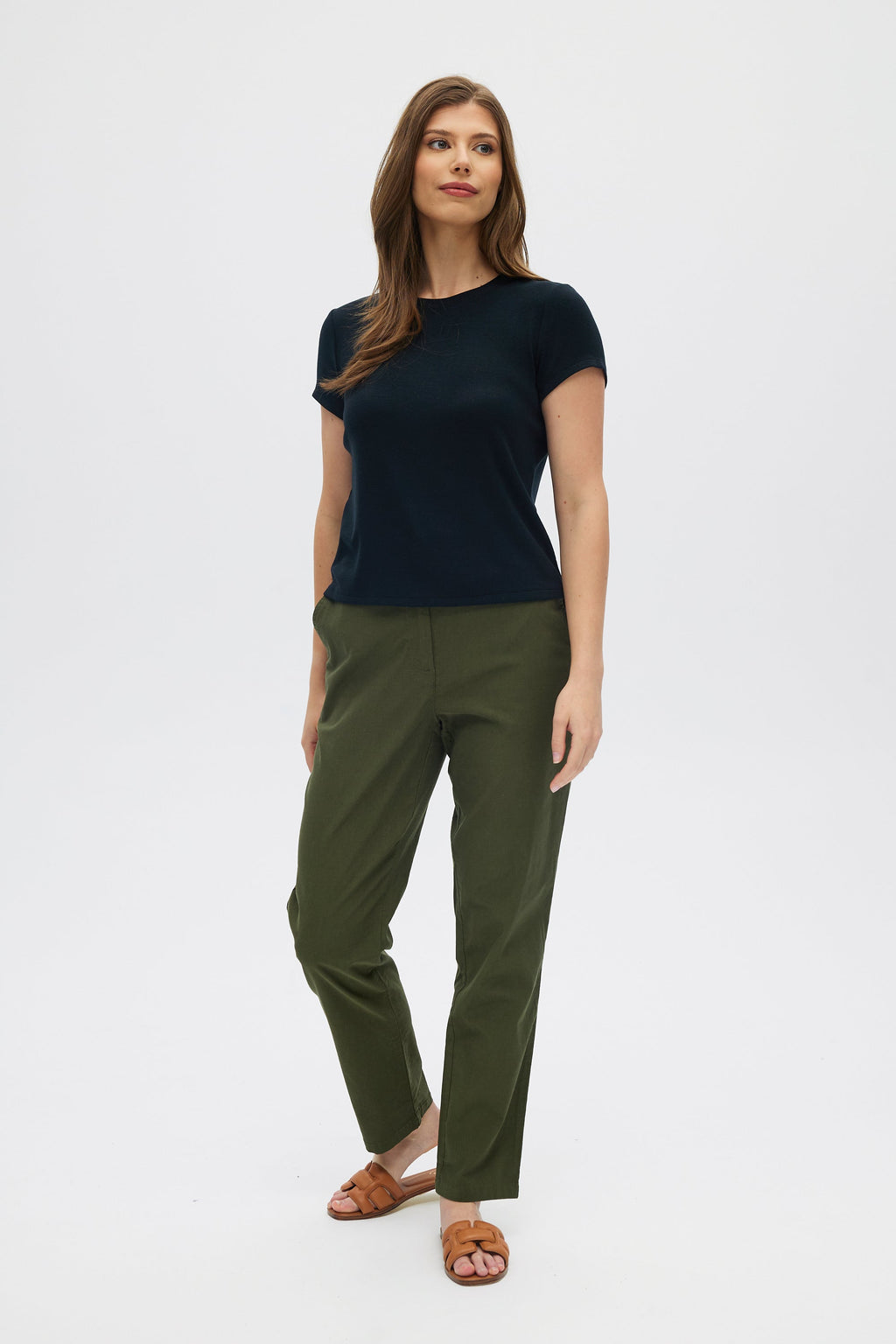 Black Ribbed Essential Baby Style Tee