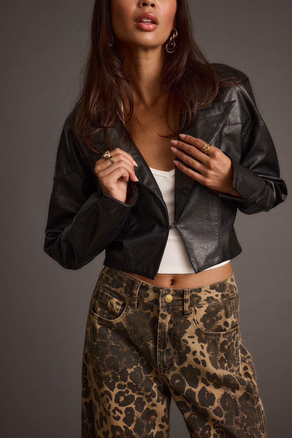 Wilde Black Vegan Leather Jacket